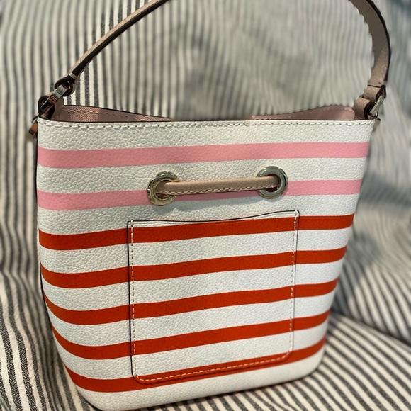 Kate Spade Eva Small Stripe Bucket Bag - Picture 4 of 4
